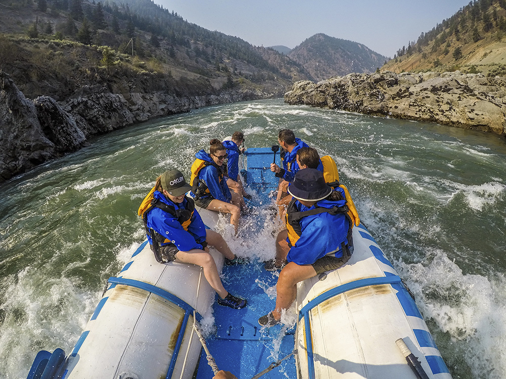 Rafting at Kumsheen
